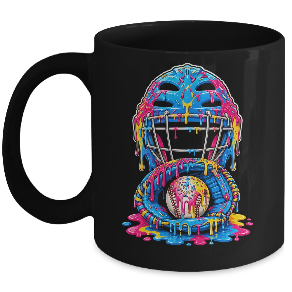 Baseball Drip Catcher Boys Ice Cream Kids Baseball Lovers Mug | teecentury
