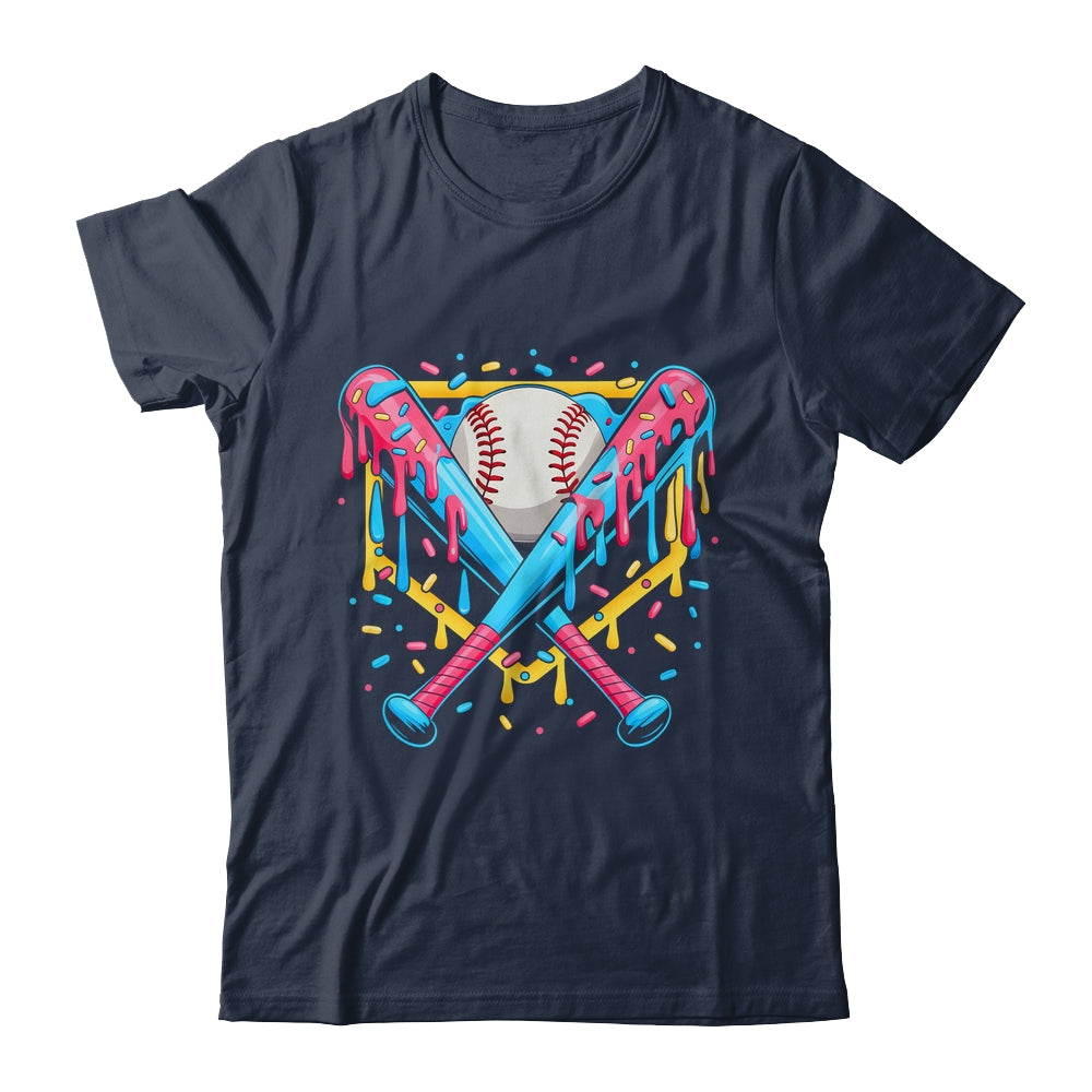 Baseball Drip For Boys Ice Cream Drip Baseball Sport Lover Shirt & Hoodie | teecentury