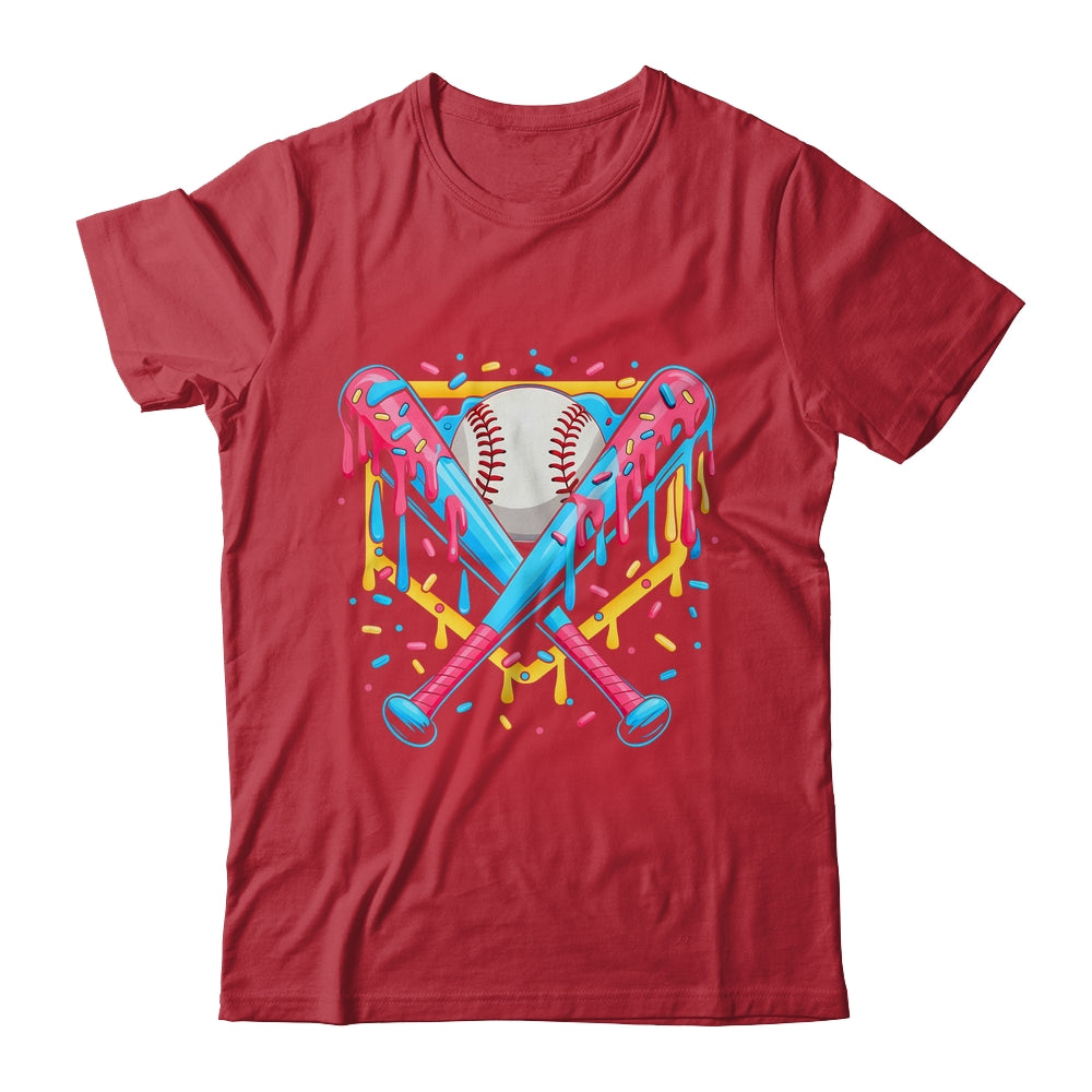Baseball Drip For Boys Ice Cream Drip Baseball Sport Lover Shirt & Hoodie | teecentury