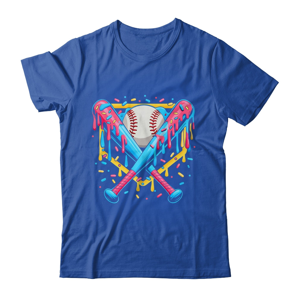 Baseball Drip For Boys Ice Cream Drip Baseball Sport Lover Shirt & Hoodie | teecentury