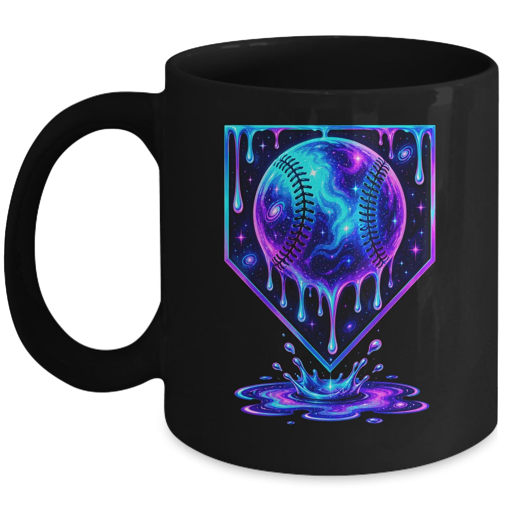 Baseball Drip Ice Cream Boys Cosmic Baseball Player Men Kids Mug | teecentury