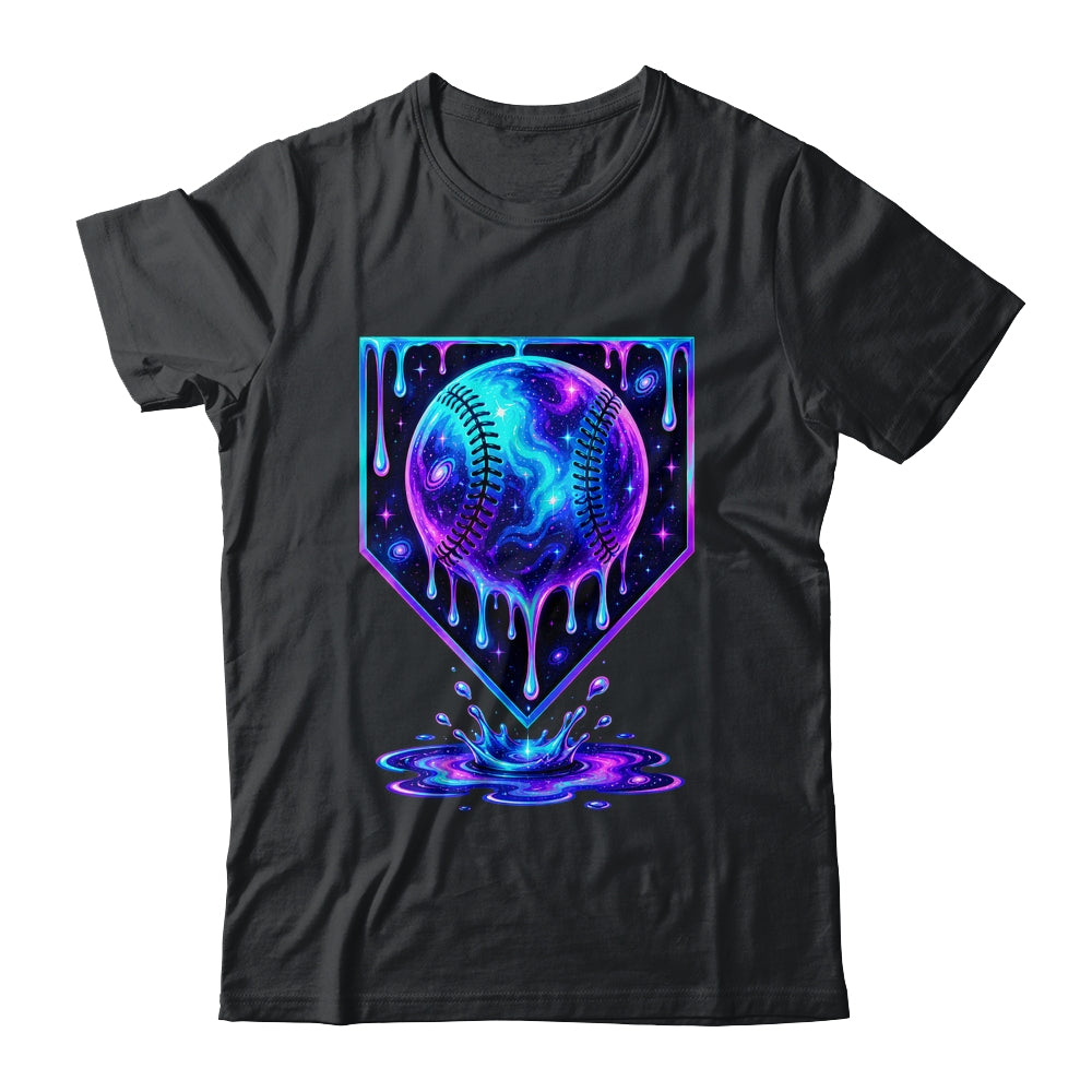 Baseball Drip Ice Cream Boys Cosmic Baseball Player Men Kids Shirt & Hoodie | teecentury