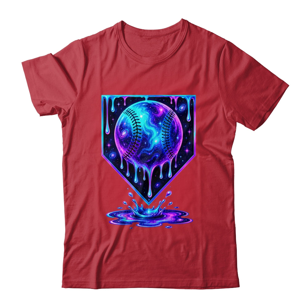 Baseball Drip Ice Cream Boys Cosmic Baseball Player Men Kids Shirt & Hoodie | teecentury