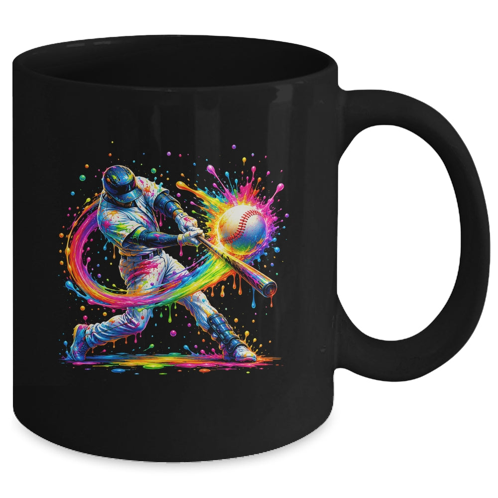 Baseball Drip Ice Cream Youth Drip Baseball Boys Kids Mug | teecentury