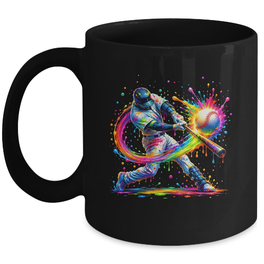 Baseball Drip Ice Cream Youth Drip Baseball Boys Kids Mug | teecentury