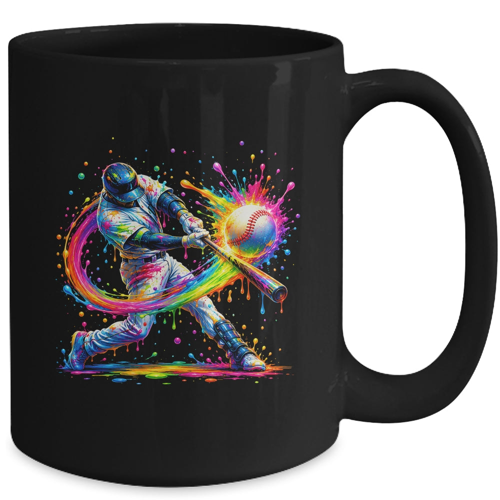 Baseball Drip Ice Cream Youth Drip Baseball Boys Kids Mug | teecentury