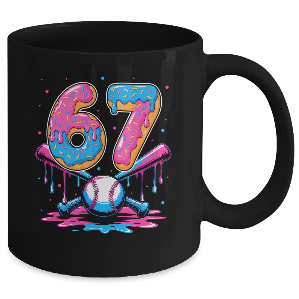 Baseball Drip Number 67 Player 67th Birthday Baseball Meme Mug | teecentury