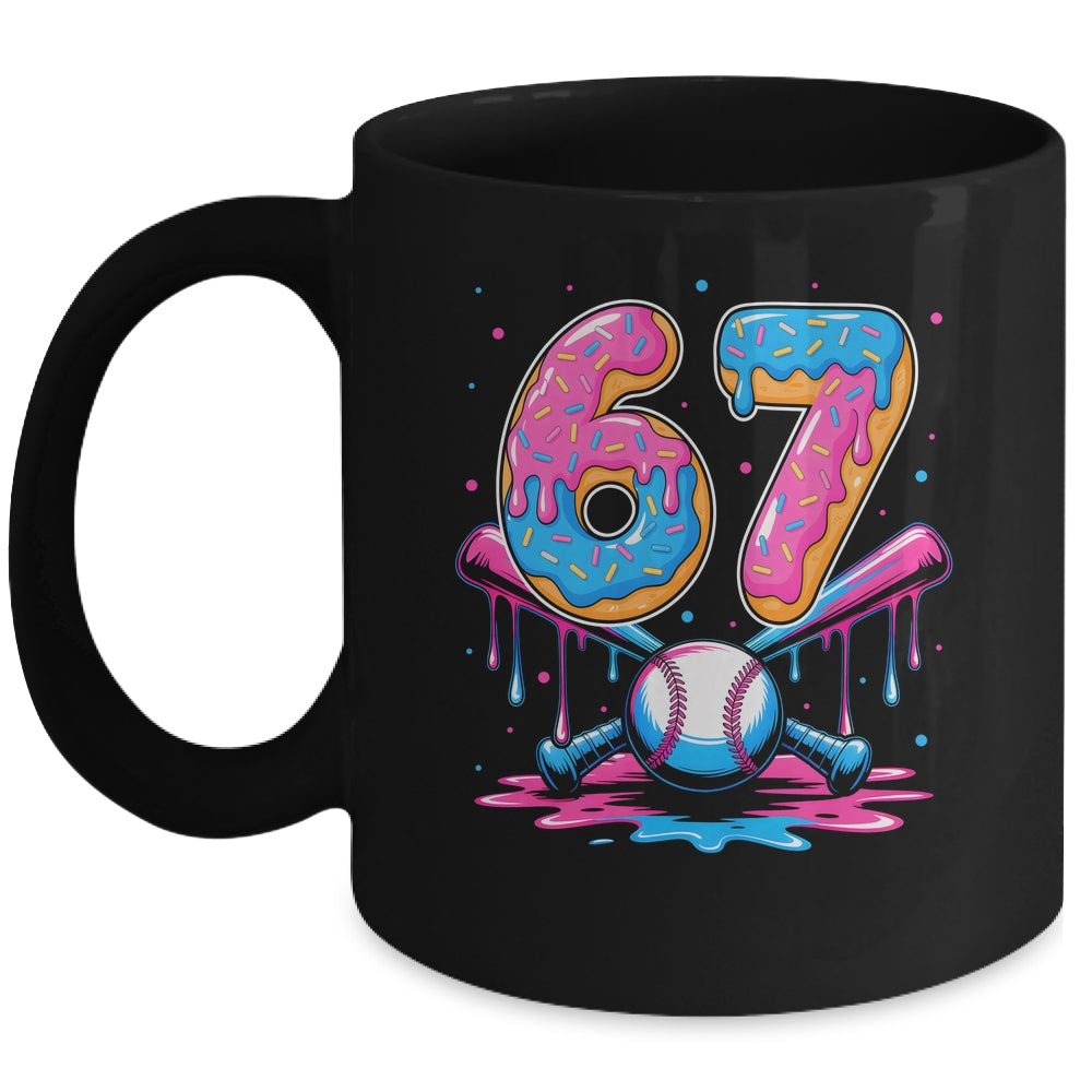 Baseball Drip Number 67 Player 67th Birthday Baseball Meme Mug | teecentury