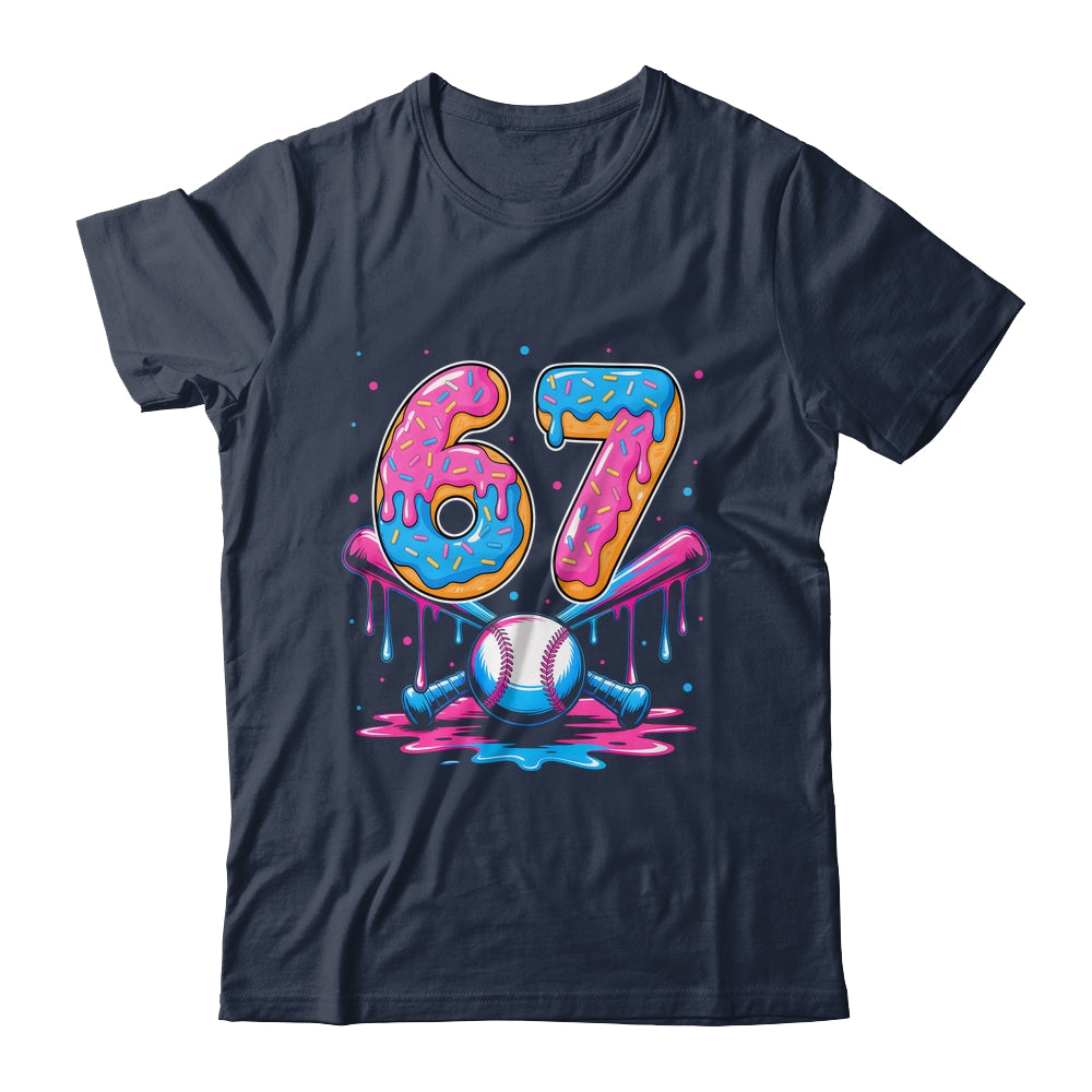 Baseball Drip Number 67 Player 67th Birthday Baseball Meme Shirt & Tank Top | teecentury