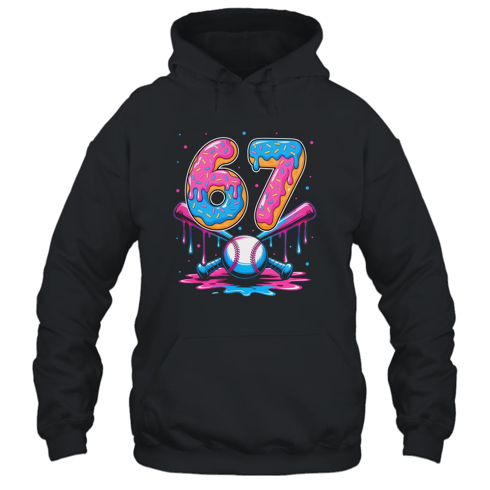 Baseball Drip Number 67 Player 67th Birthday Baseball Meme Shirt & Tank Top | teecentury