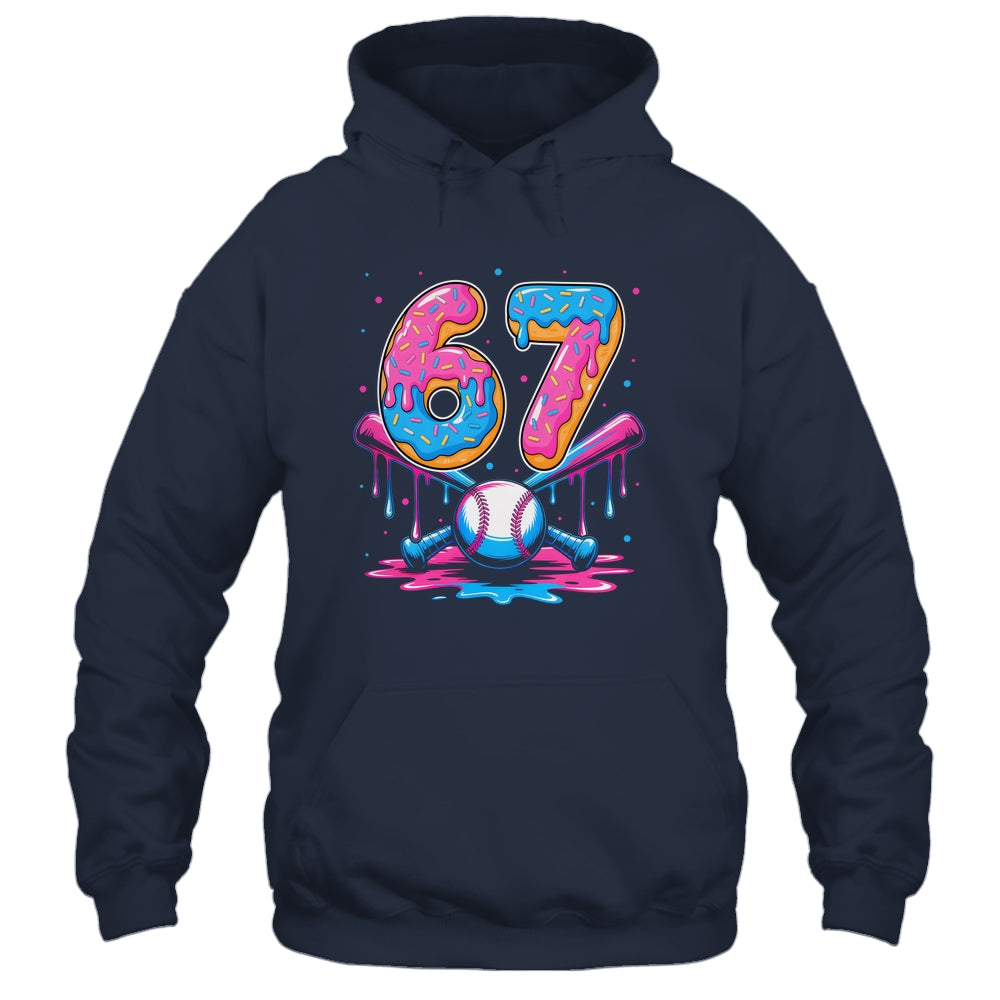 Baseball Drip Number 67 Player 67th Birthday Baseball Meme Shirt & Tank Top | teecentury
