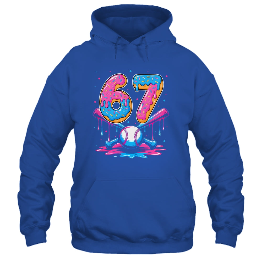 Baseball Drip Number 67 Player 67th Birthday Baseball Meme Shirt & Tank Top | teecentury