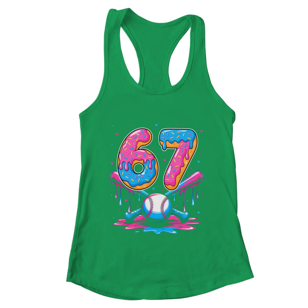 Baseball Drip Number 67 Player 67th Birthday Baseball Meme Shirt & Tank Top | teecentury