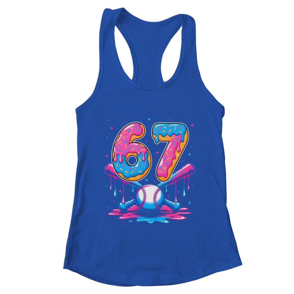 Baseball Drip Number 67 Player 67th Birthday Baseball Meme Shirt & Tank Top | teecentury
