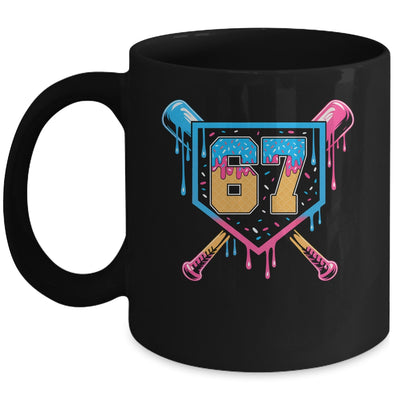 Baseball Drip Number 67 Player Or 67th Birthday Mug | teecentury