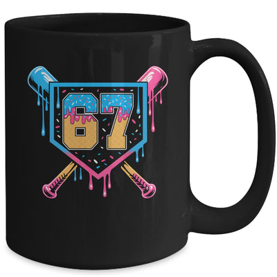 Baseball Drip Number 67 Player Or 67th Birthday Mug | teecentury