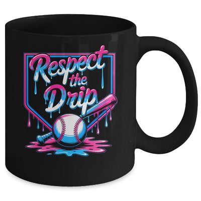 Baseball For Boys Ice Cream Drip Youth Respect The Drip Mug | teecentury