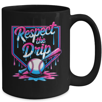 Baseball For Boys Ice Cream Drip Youth Respect The Drip Mug | teecentury