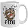 Baseball Gigi Leopard Game Day Women Lover Mothers Day Mug | teecentury