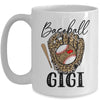 Baseball Gigi Leopard Game Day Women Lover Mothers Day Mug | teecentury