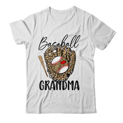 Baseball Grandma Leopard Game Day Women Lover Mothers Day Shirt & Tank Top | teecentury