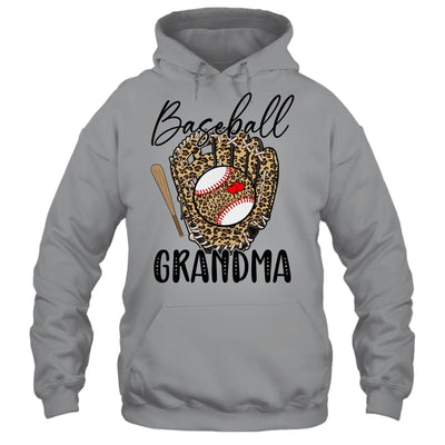 Baseball Grandma Leopard Game Day Women Lover Mothers Day Shirt & Tank Top | teecentury