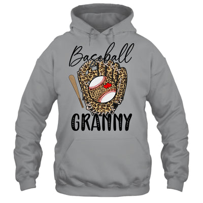 Baseball Granny Leopard Game Day Women Lover Mothers Day Shirt & Tank Top | teecentury