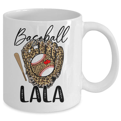 Baseball Lala Leopard Game Day Women Lover Mothers Day Mug | teecentury