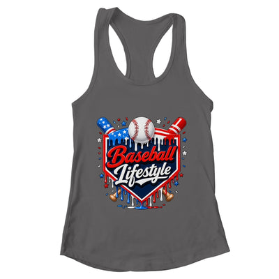 Baseball Life Style 4Th Of July Youth Drip Baseball Boy Kids Shirt & Tank Top | teecentury