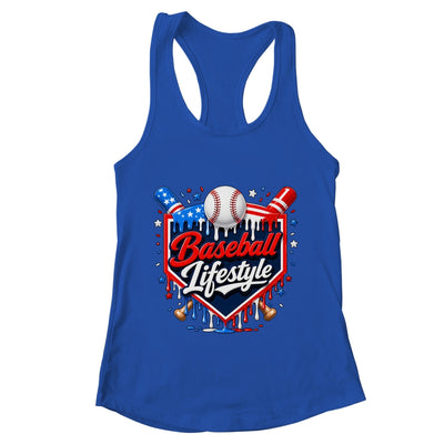 Baseball Life Style 4Th Of July Youth Drip Baseball Boy Kids Shirt & Tank Top | teecentury