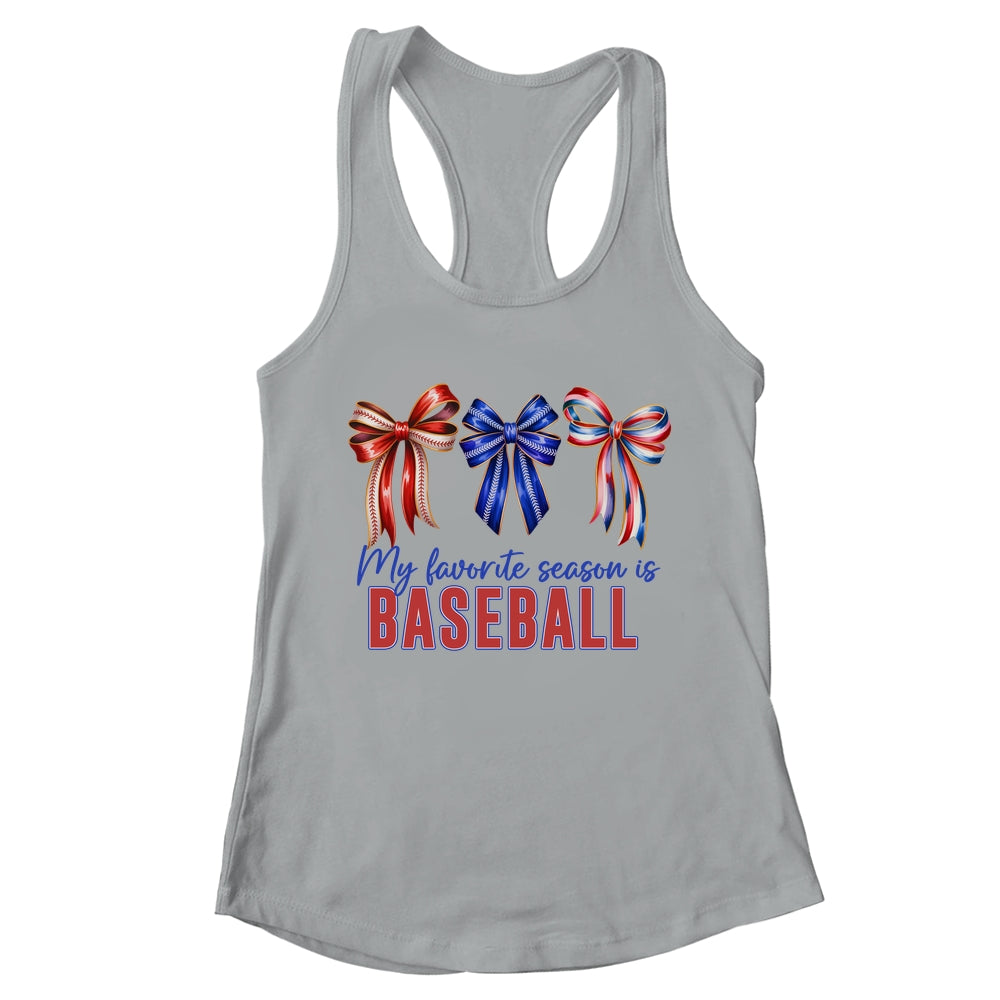Baseball Mama Mom Baseball Is My Favorite Season Game Day Shirt & Tank Top | teecentury