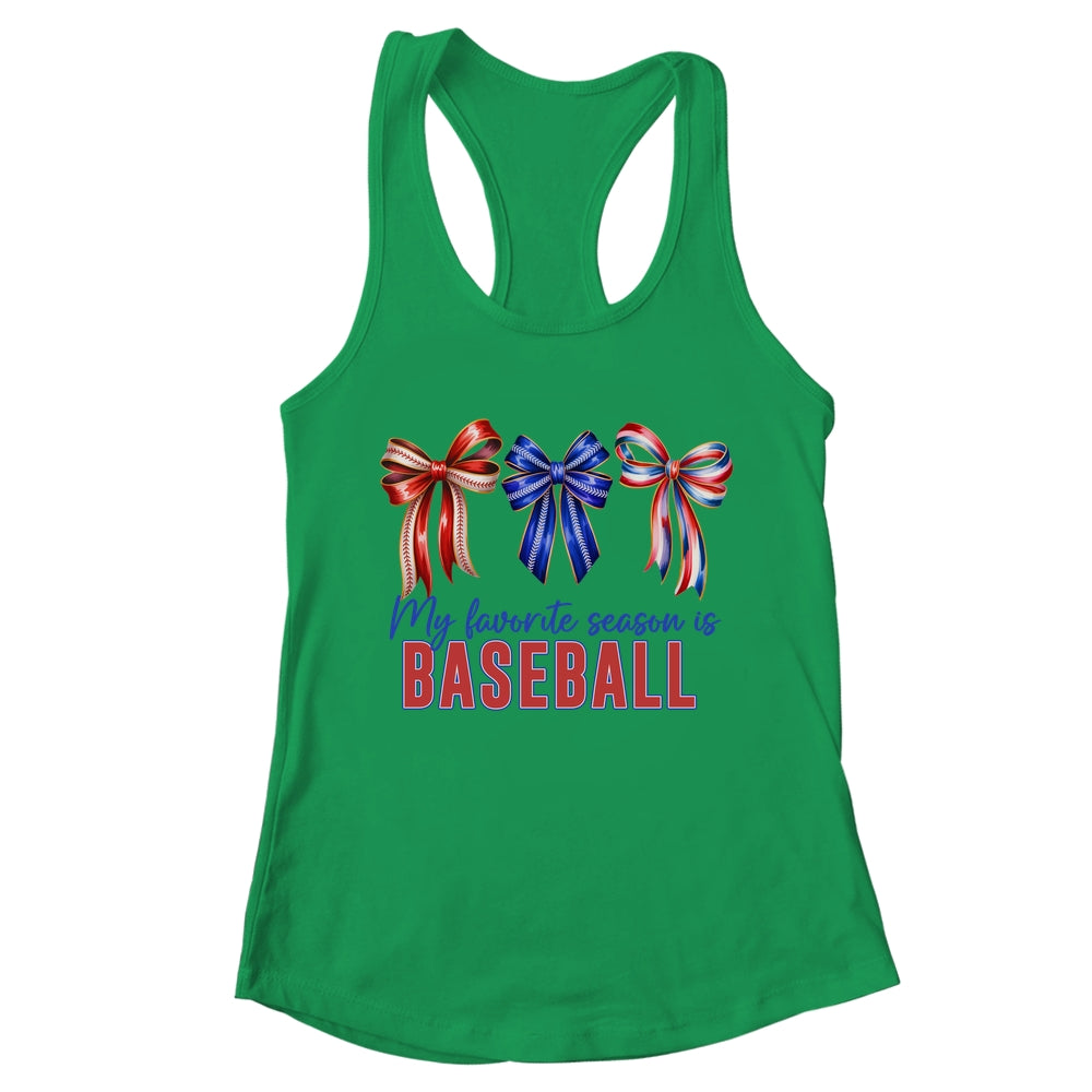 Baseball Mama Mom Baseball Is My Favorite Season Game Day Shirt & Tank Top | teecentury