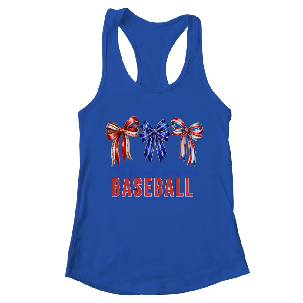 Baseball Mama Mom Baseball Is My Favorite Season Game Day Shirt & Tank Top | teecentury