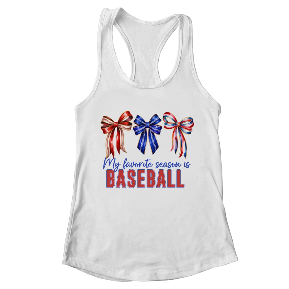 Baseball Mama Mom Baseball Is My Favorite Season Game Day Shirt & Tank Top | teecentury