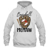 Baseball Memaw Leopard Game Day Women Lover Mothers Day Shirt & Tank Top | teecentury