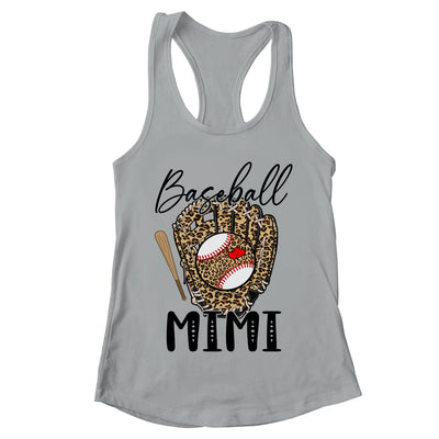 Baseball Mimi Leopard Game Day Women Lover Mothers Day Shirt & Tank Top | teecentury