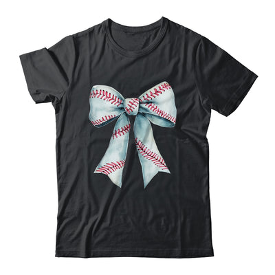 Baseball Mom Coquette Bow Mothers Day Baseball Mama Shirt & Tank Top | teecentury