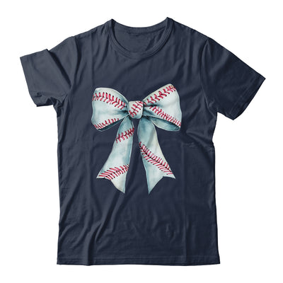 Baseball Mom Coquette Bow Mothers Day Baseball Mama Shirt & Tank Top | teecentury