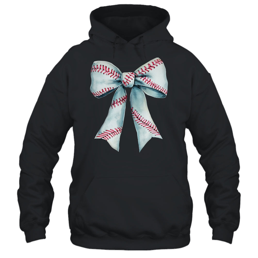 Baseball Mom Coquette Bow Mothers Day Baseball Mama Shirt & Tank Top | teecentury