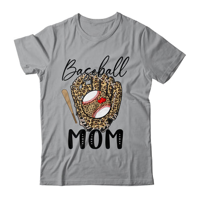 Baseball Mom Leopard Game Day Women Lover Mothers Day Shirt & Tank Top | teecentury