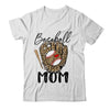 Baseball Mom Leopard Game Day Women Lover Mothers Day Shirt & Tank Top | teecentury