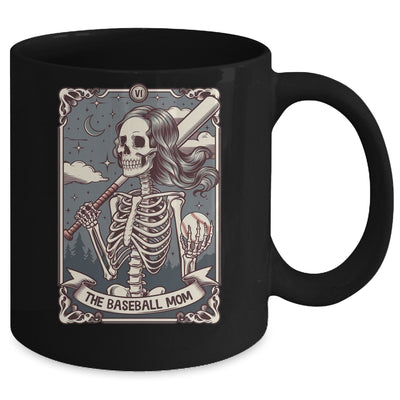 Baseball Mom Tarot Card Skeleton Baseball Mama Mothers Day Mug | teecentury