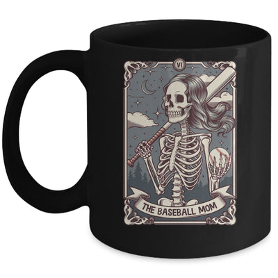 Baseball Mom Tarot Card Skeleton Baseball Mama Mothers Day Mug | teecentury