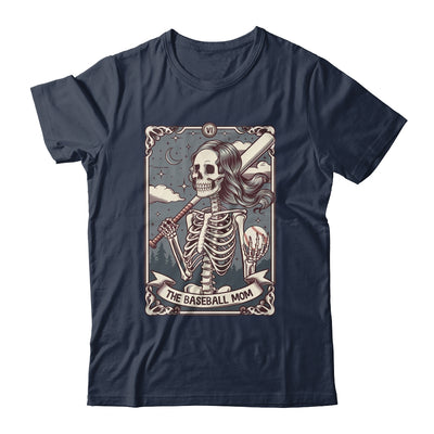 Baseball Mom Tarot Card Skeleton Baseball Mama Mothers Day Shirt & Tank Top | teecentury