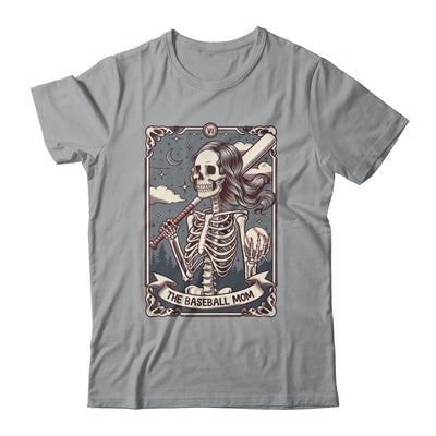 Baseball Mom Tarot Card Skeleton Baseball Mama Mothers Day Shirt & Tank Top | teecentury