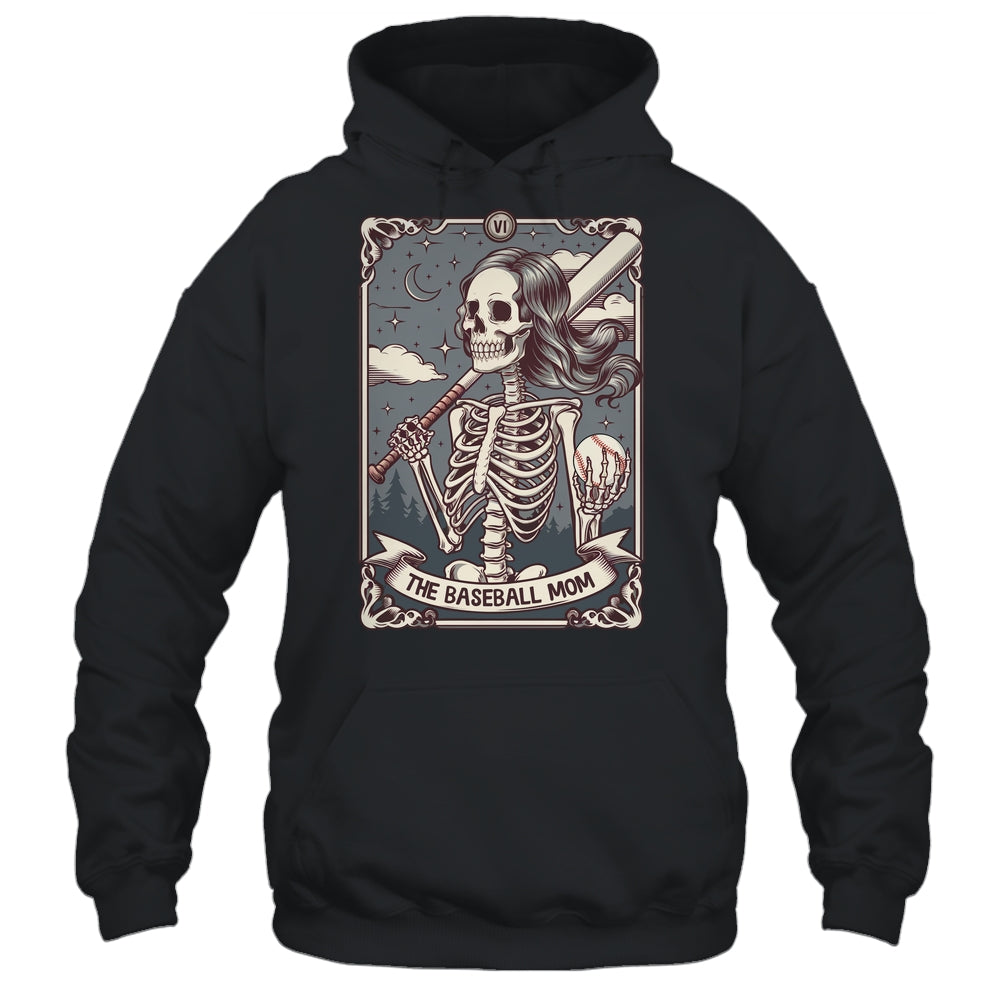 Baseball Mom Tarot Card Skeleton Baseball Mama Mothers Day Shirt & Tank Top | teecentury