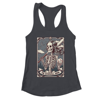 Baseball Mom Tarot Card Skeleton Baseball Mama Mothers Day Shirt & Tank Top | teecentury