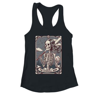 Baseball Mom Tarot Card Skeleton Baseball Mama Mothers Day Shirt & Tank Top | teecentury