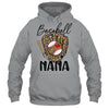 Baseball Nana Leopard Game Day Women Lover Mothers Day Shirt & Tank Top | teecentury
