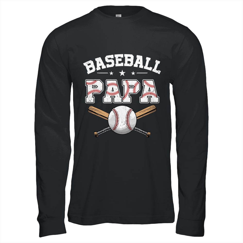 Baseball Papa For Fathers Day Baseball Lovers Shirt & Hoodie | teecentury